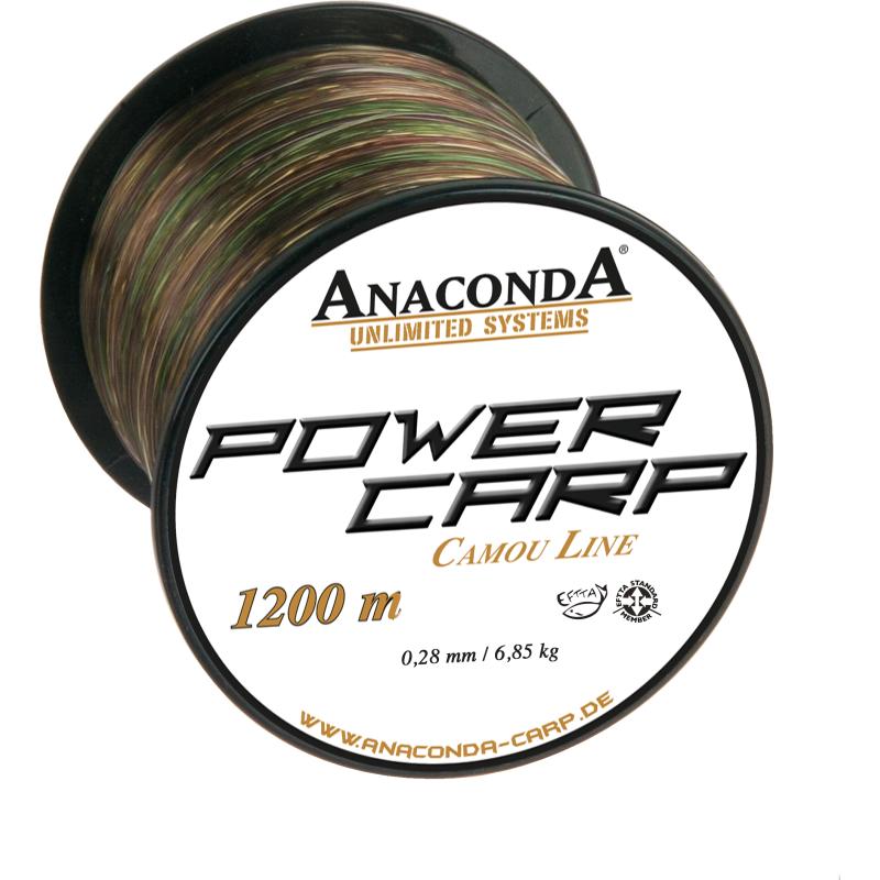Anaconda Power Carp Camou Line 0,30mm 1200m