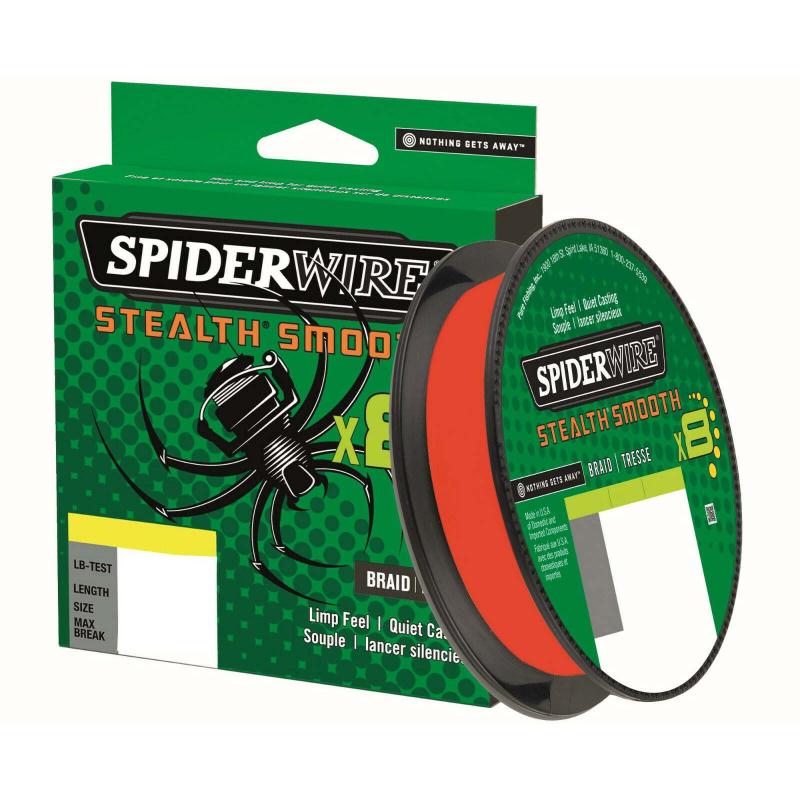 Spiderwire Stealth Smooth8 0.23mm 150M 23.6K code red