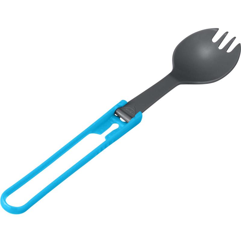MSR Folding Spoon & Fork Kit, 4pc - Red/Gray
