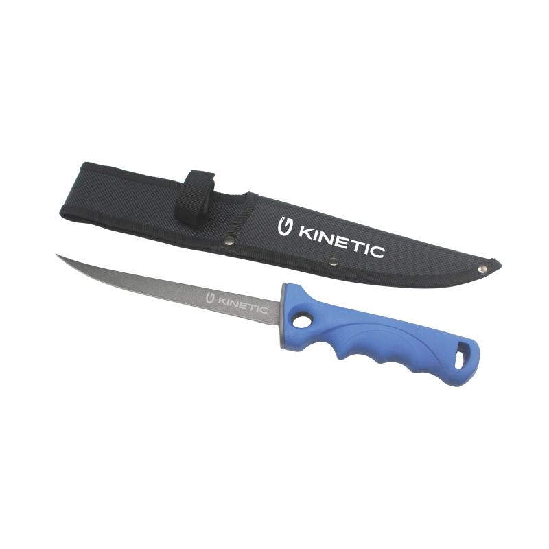Kinetic Couteau à Filet Soft Grip 7" Bleu/Noir