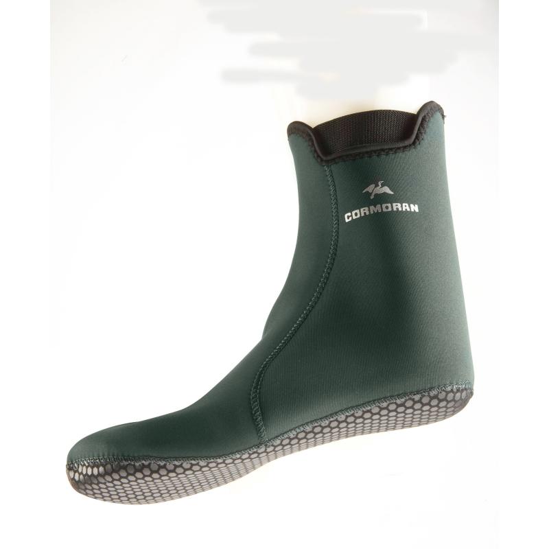 Cormoran neoprene boot socks long green size 42-44
