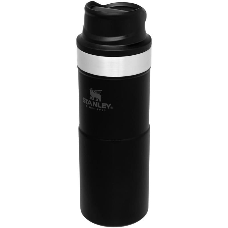 Stanley Trigger-Action Travel Mug 0.35L capacity matt black