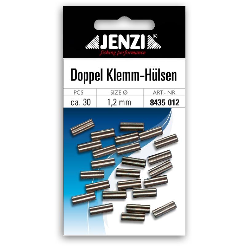 JENZI pinch double sleeves for making steel leaders 1,2 mm