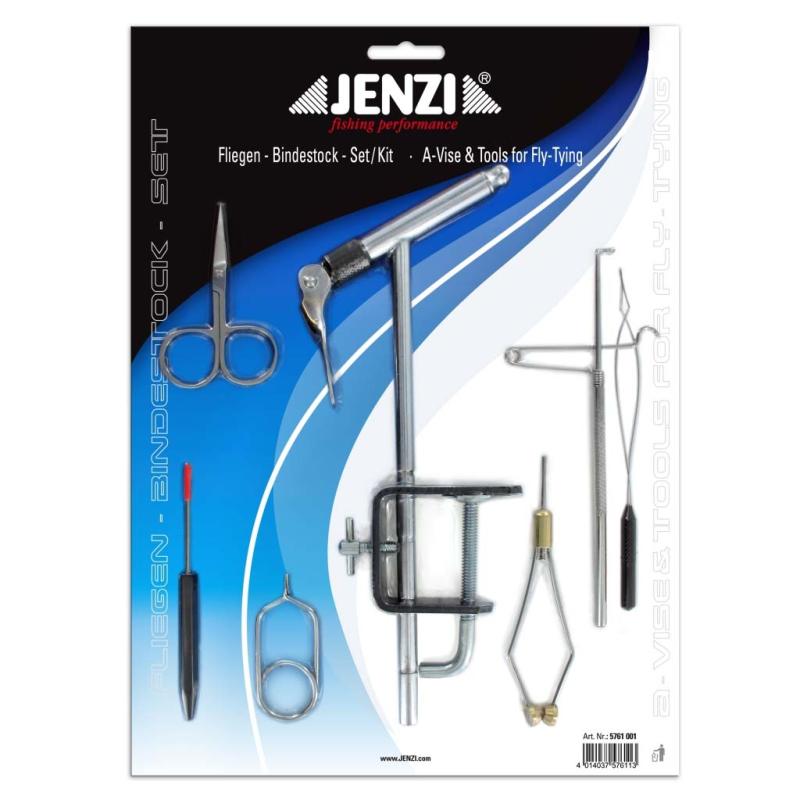 JENZI Binde Set, Fliegenstock + Werkzeug