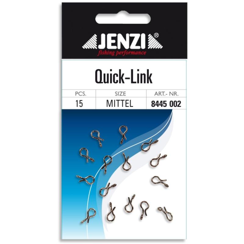 JENZI Quick Link fly connector Size: medium 15 pcs / SB