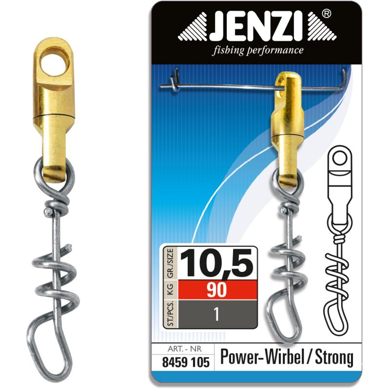 JENZI Power Swivel Strong laiton taille 10,5 90kg