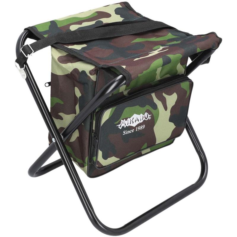 Mikado Stool - Foldable With Bag (Max. 100Kg) - Camouflage