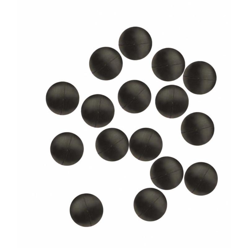 Paladin rubber kraal zwart 4mm SB20