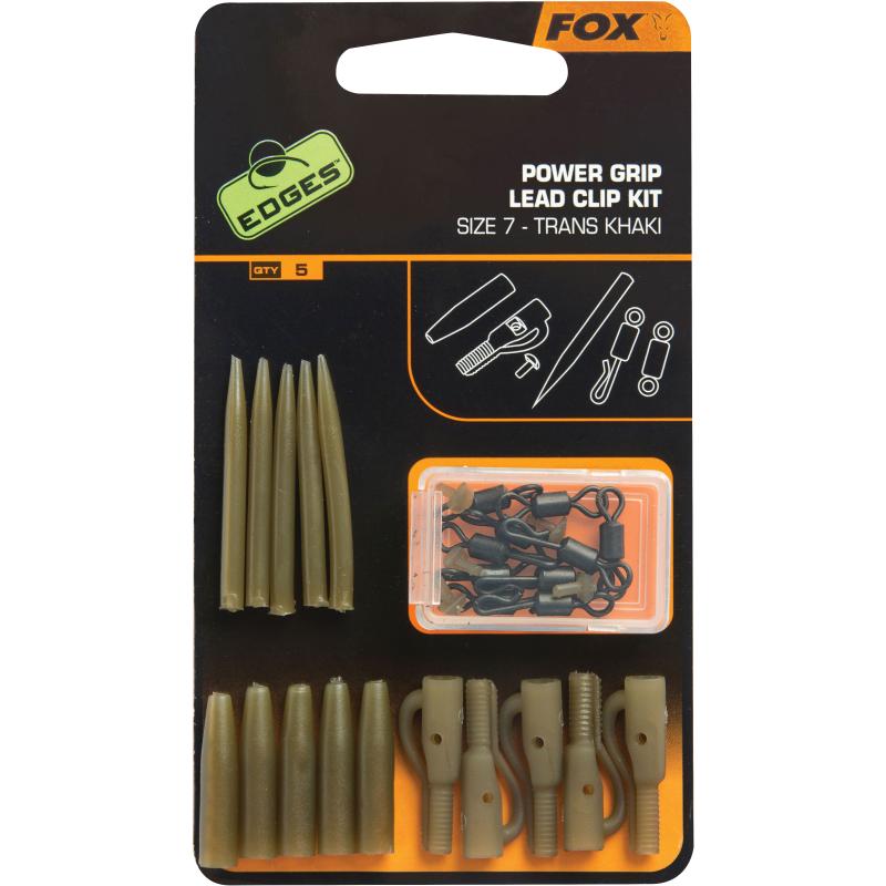 FOX Edges Surefit Lead Clip Kit x ​​5 pièces