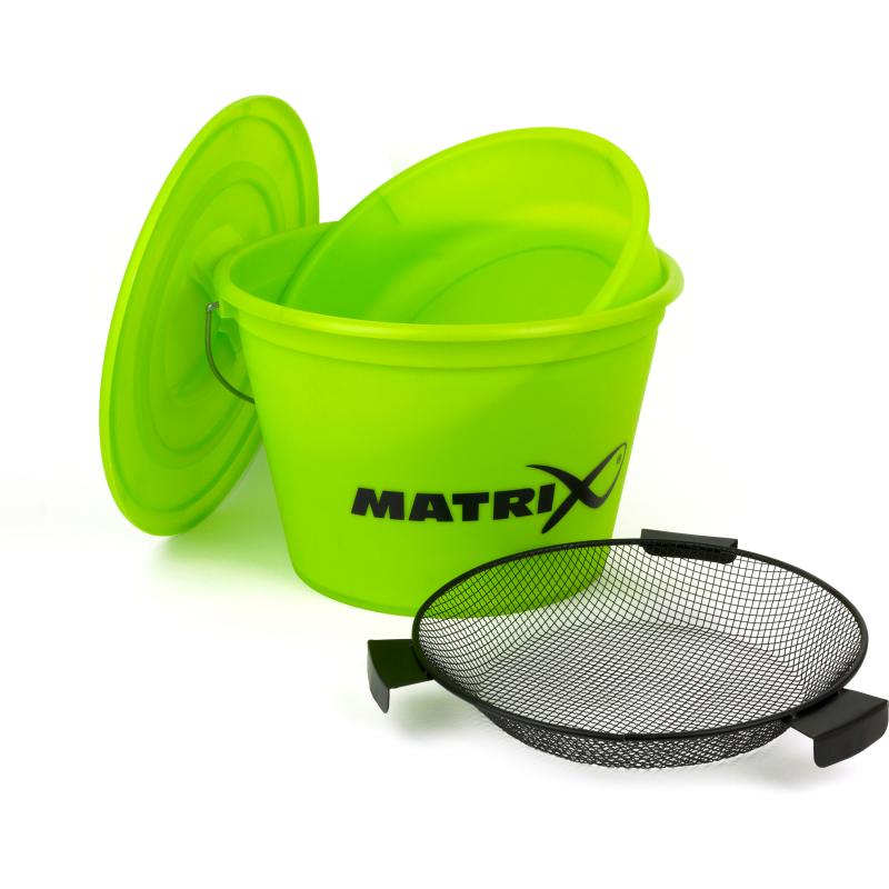 Matrix Bucket set inc tray and riddle LIME