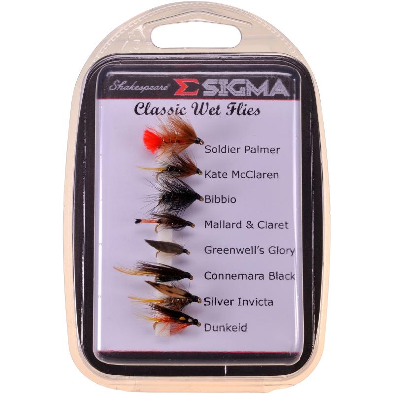 Shakespeare Sigma Fly Selection 2 Classic Wet Flies