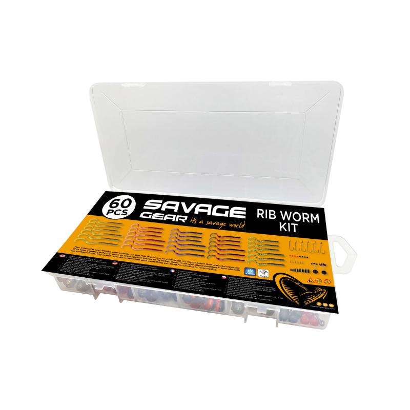 Savage Gear Rib Worm Kit 60st
