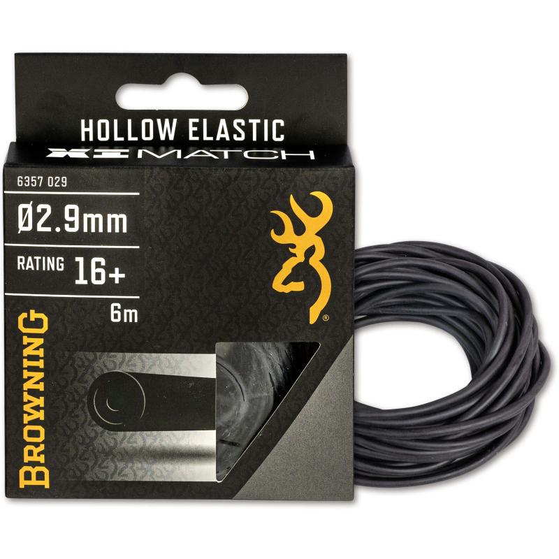 Browning Xi-Match Hollow Elastic 16+ Ø 2,9mm black 1 piece