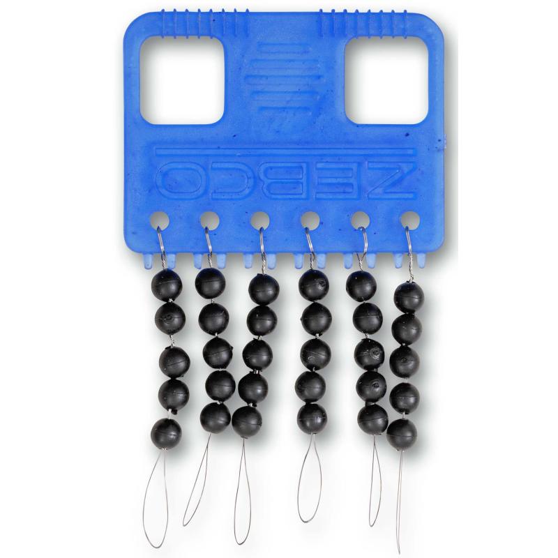 Zebco rubber beads L black