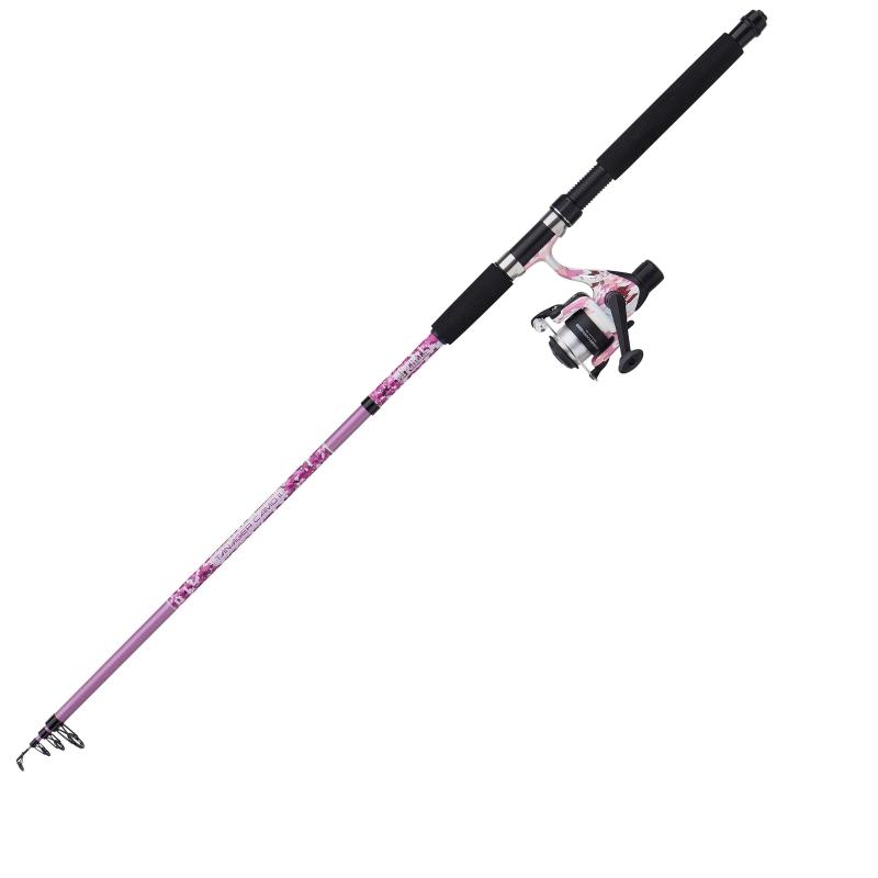 Mitchell Tanager Pink Camo II T240 10-30g Spin Cmb 2,40m