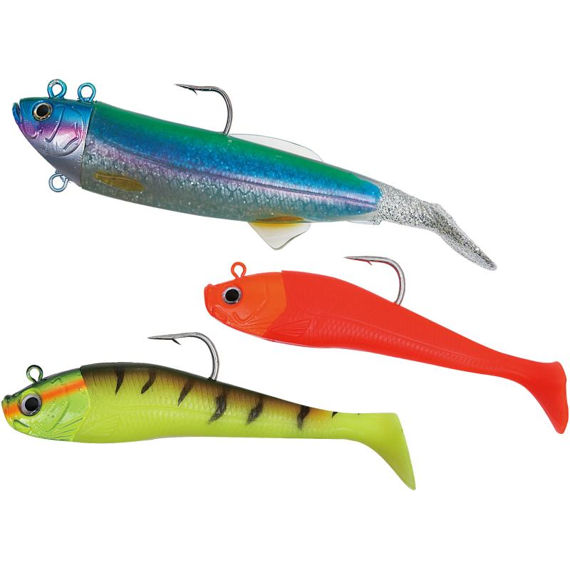 Paladin Norway soft lure with lead head yellow black 300g