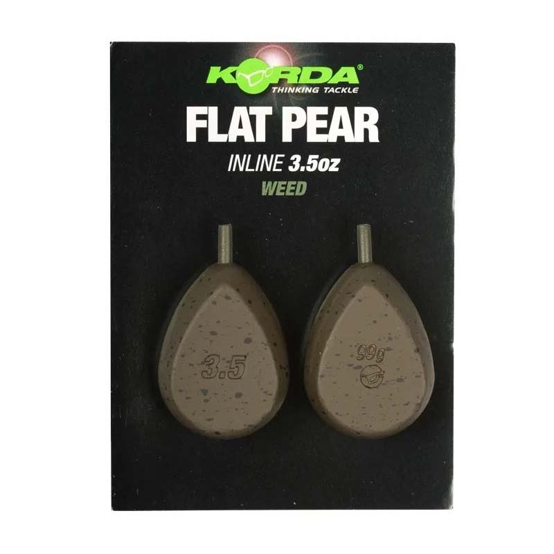 Korda Flat Pear Durchlauf Blister 2 Stk. 3oz/84 gr