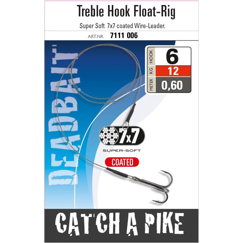 Trebble-Hook Float Rig 7x7 Hakengröße 6
