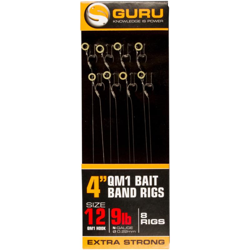GURU Bait Bands QM1 Ready Rig 4" 0.22/size 12