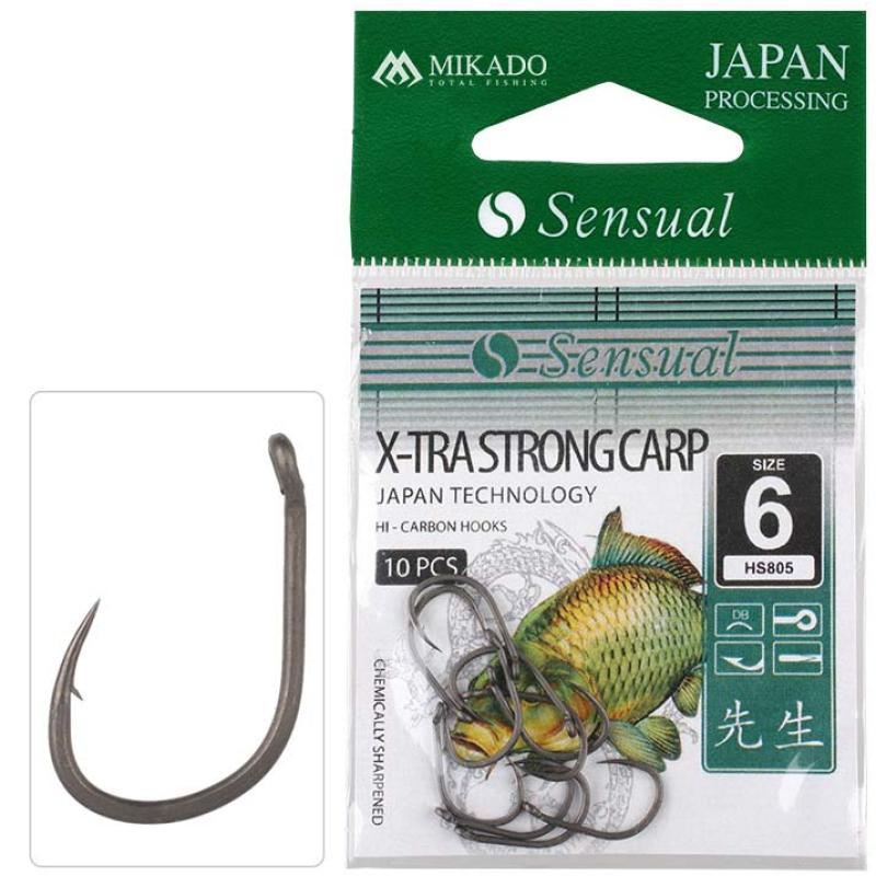 Mikado Hook Sensual X-Tra Strong Carp No. 10 Db.
