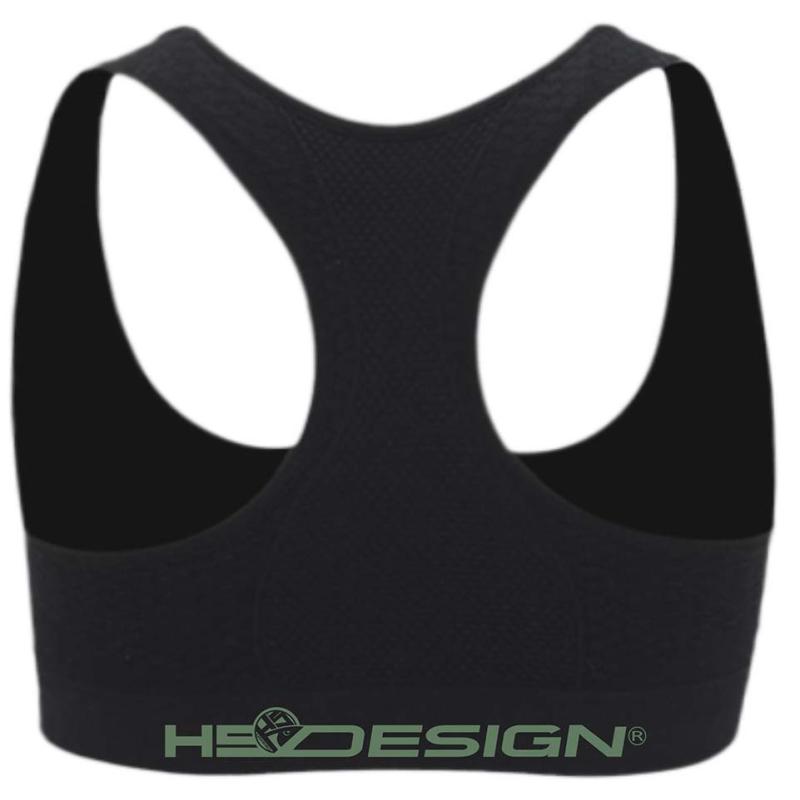 Hotspot Design Sport Bra green logo Size S