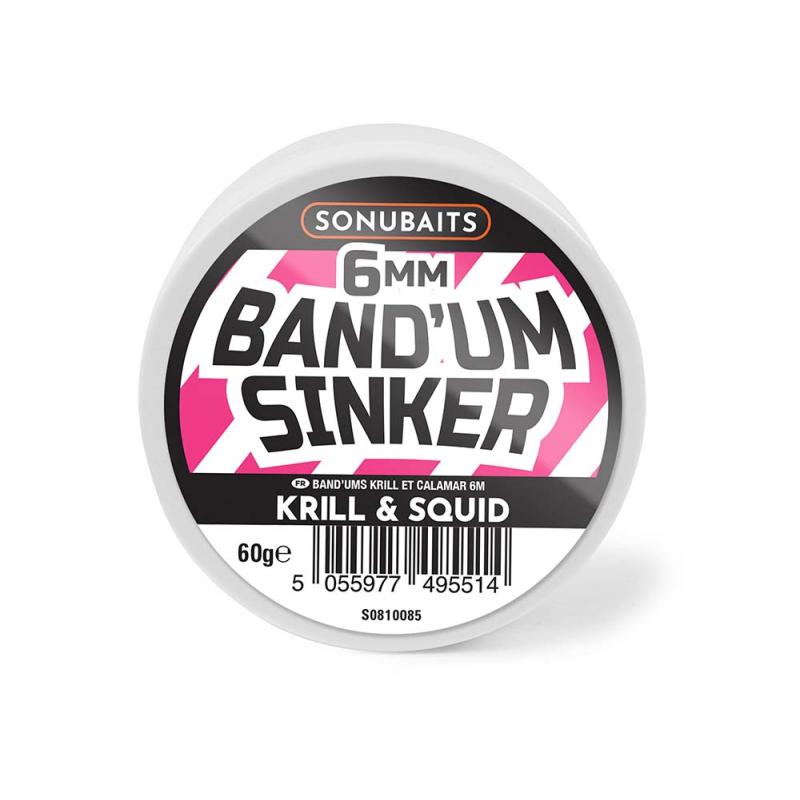 Sonubait's Band'Um Sinkers Krill & Inktvis - 6mm
