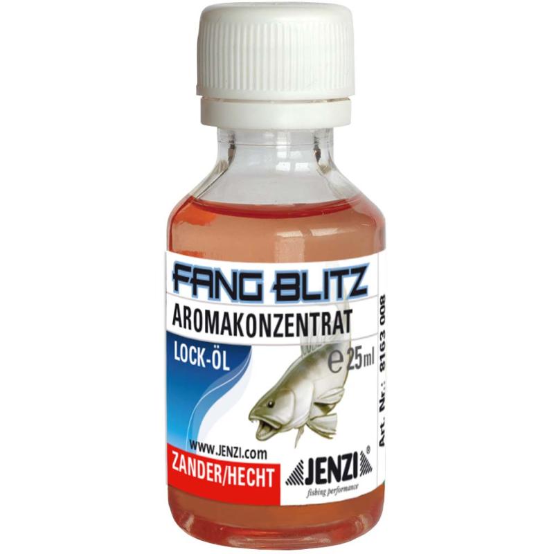 Jenzi Fangblitz Lure Oil Zander & Pike 25ml