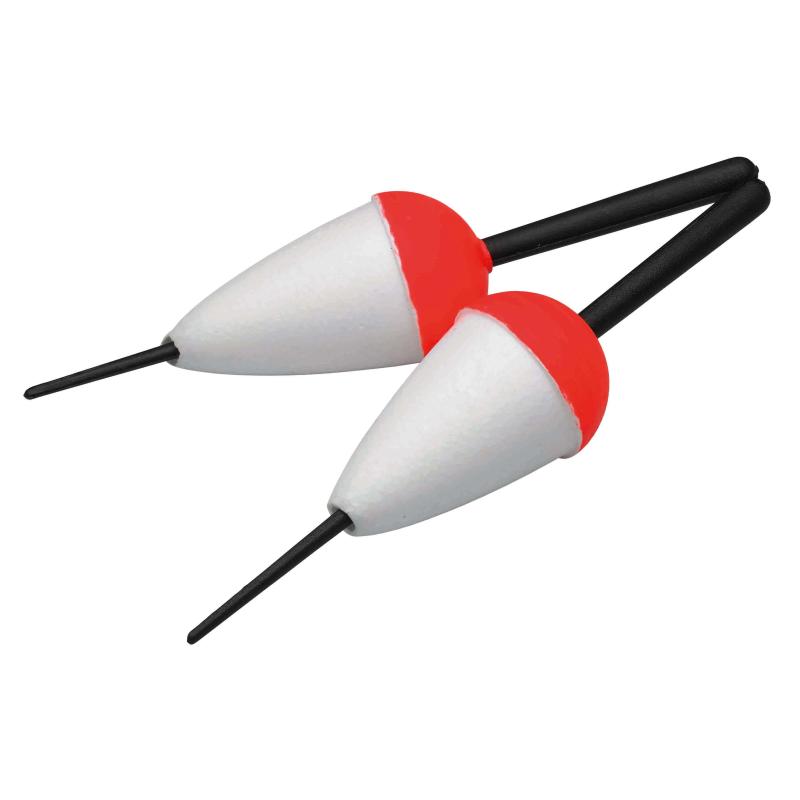 Kinetic Classic Float 50mm Red/White 2pcs
