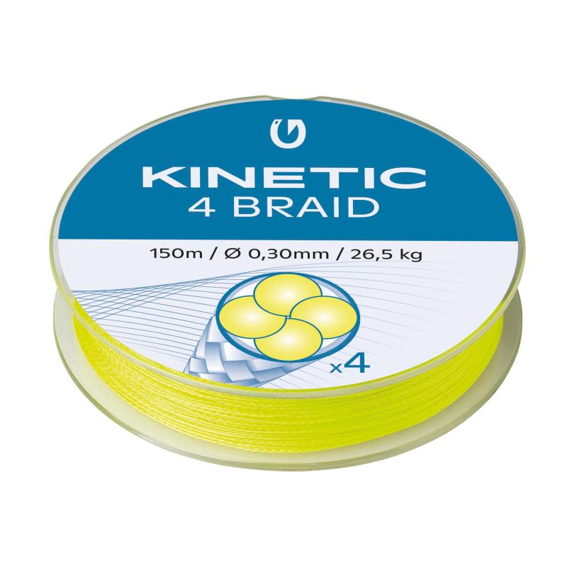 Kinetic 4 Braid 150m 0,16mm / 15,6kg Dusty Green
