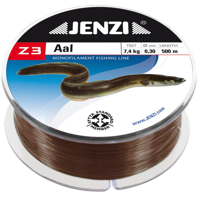 JENZI Z3 Line anguille avec image de poisson 0,30mm 500m