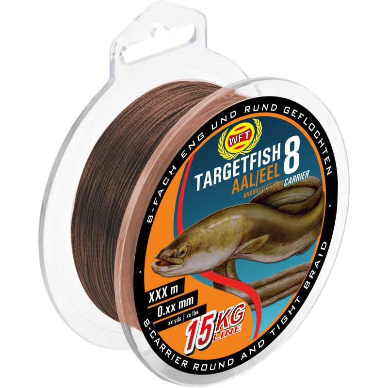 WFT TF8 anguille brune 160m 9kg 0,12
