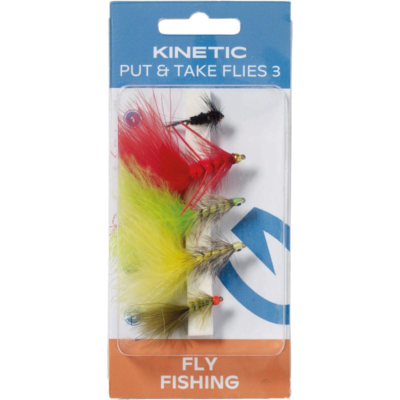 Kinetic Put N' Take Flies 3 5pcs