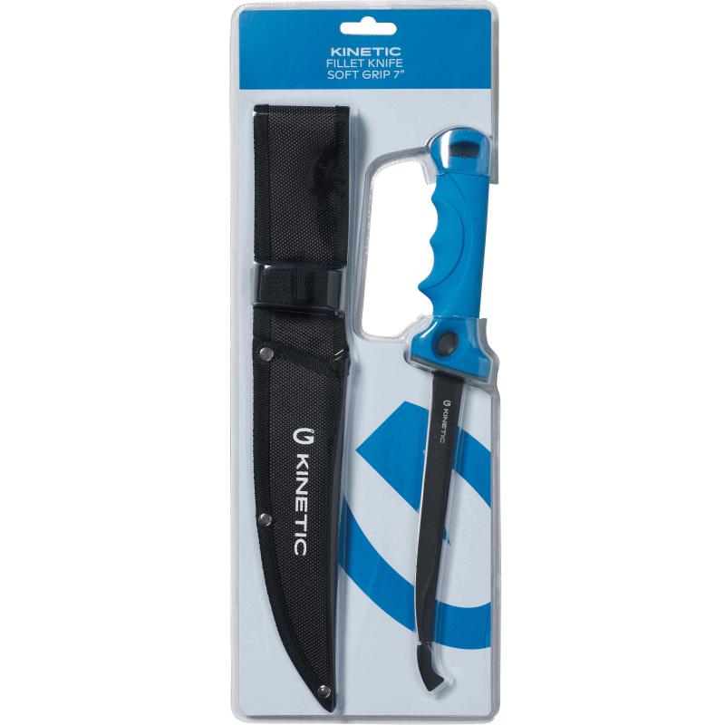 Kinetic Fillet Knife Soft Grip 7" Blue/Black
