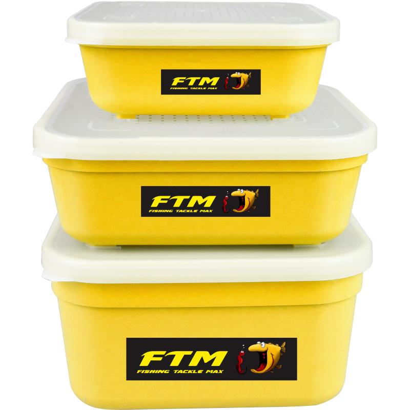 Boîte à appâts FTM FTM 0,5L. jaune