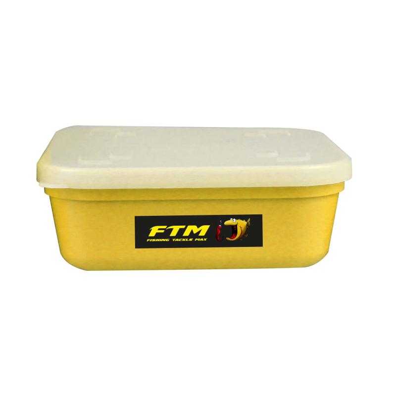 Boîte à appâts FTM FTM 1,0L. jaune