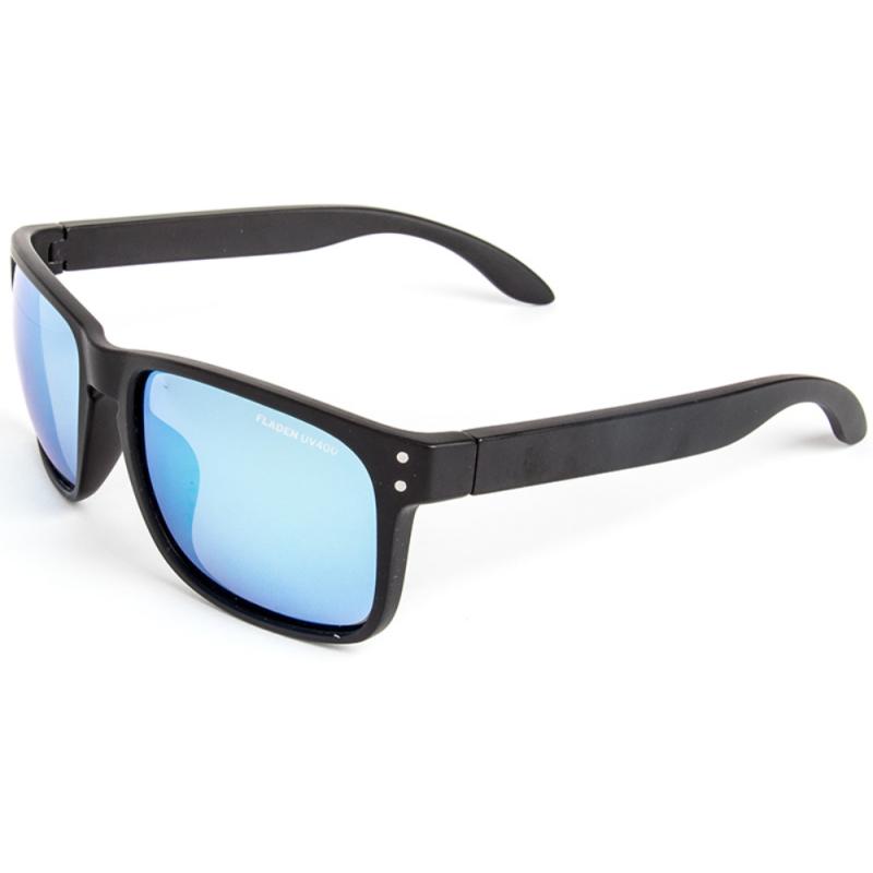 FLADEN zonnebril, gepolariseerd, zwart montuur Neroblue lens