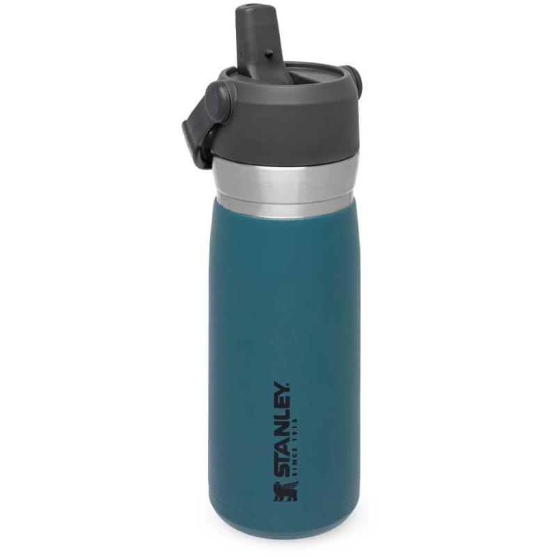 Stanley Iceflow Flip Straw Water Bottle 0.65L capaciteit Lagoon