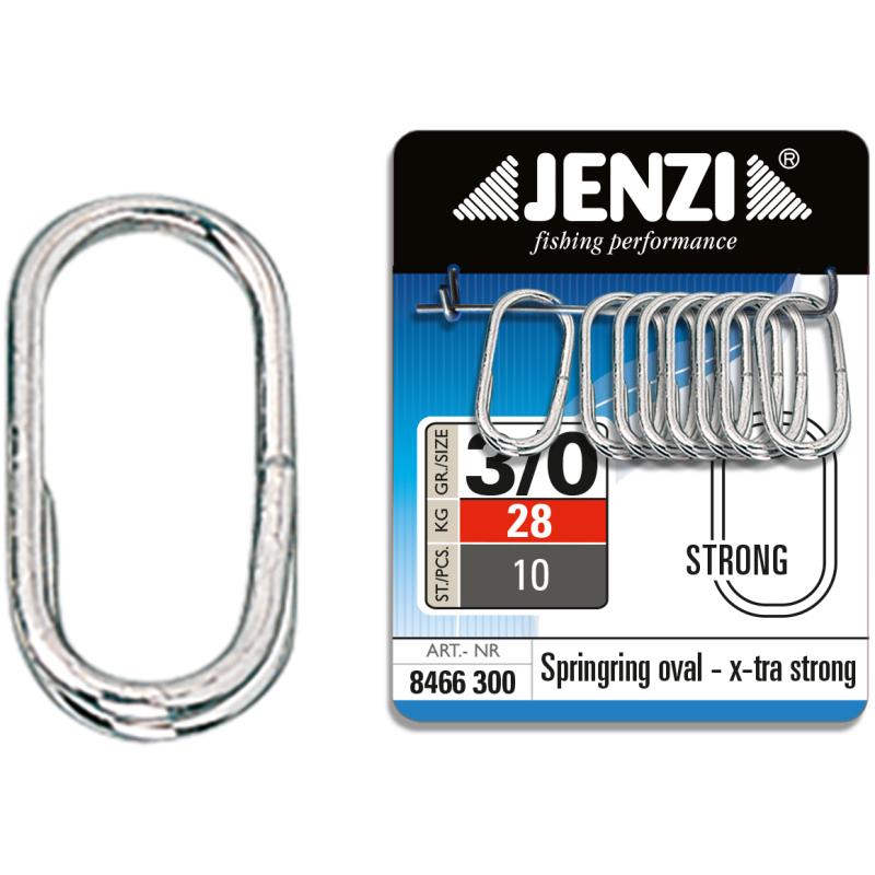 JENZI marine circlips with extremely high load-bearing capacity, nickel-plated 3/0