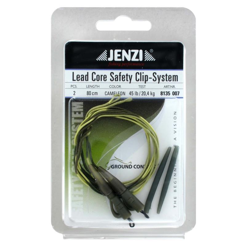 Jenzi Lead Core Safety Clip System chameleon