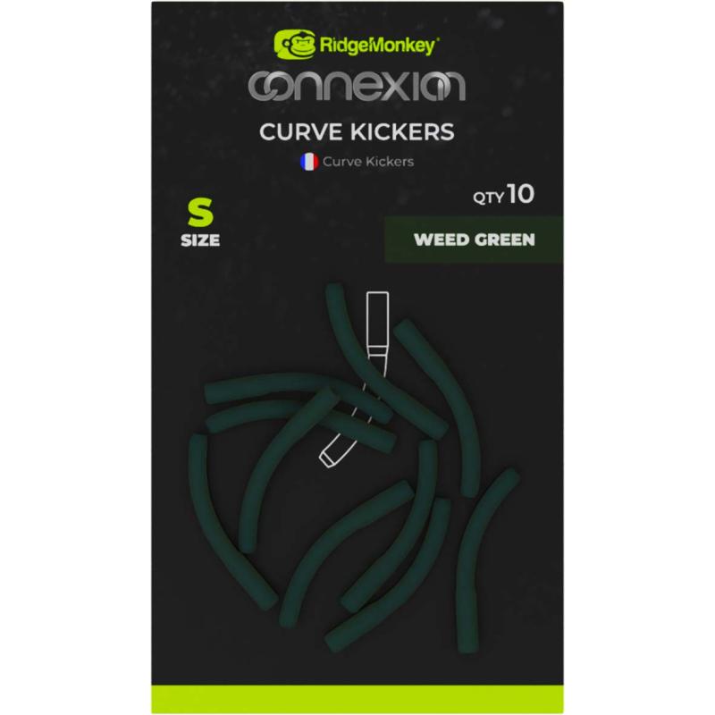 RidgeMonkey Curve Kickers Small Weed Green
