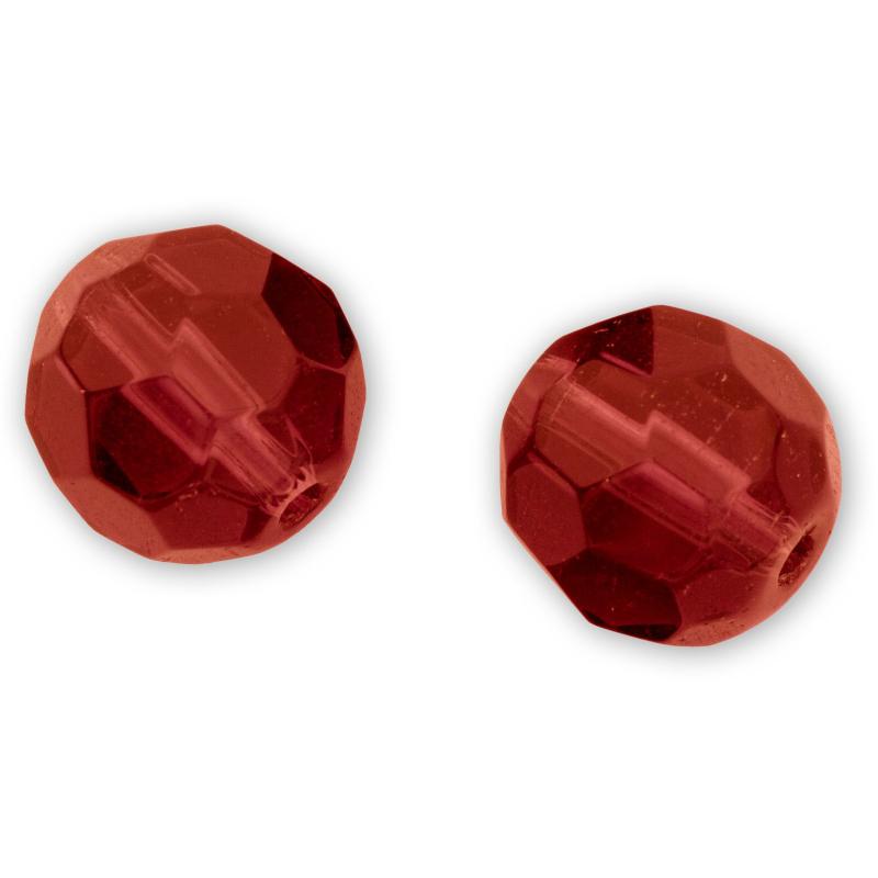 Quantum 4street Glass Bead 6 mm red 15 pieces