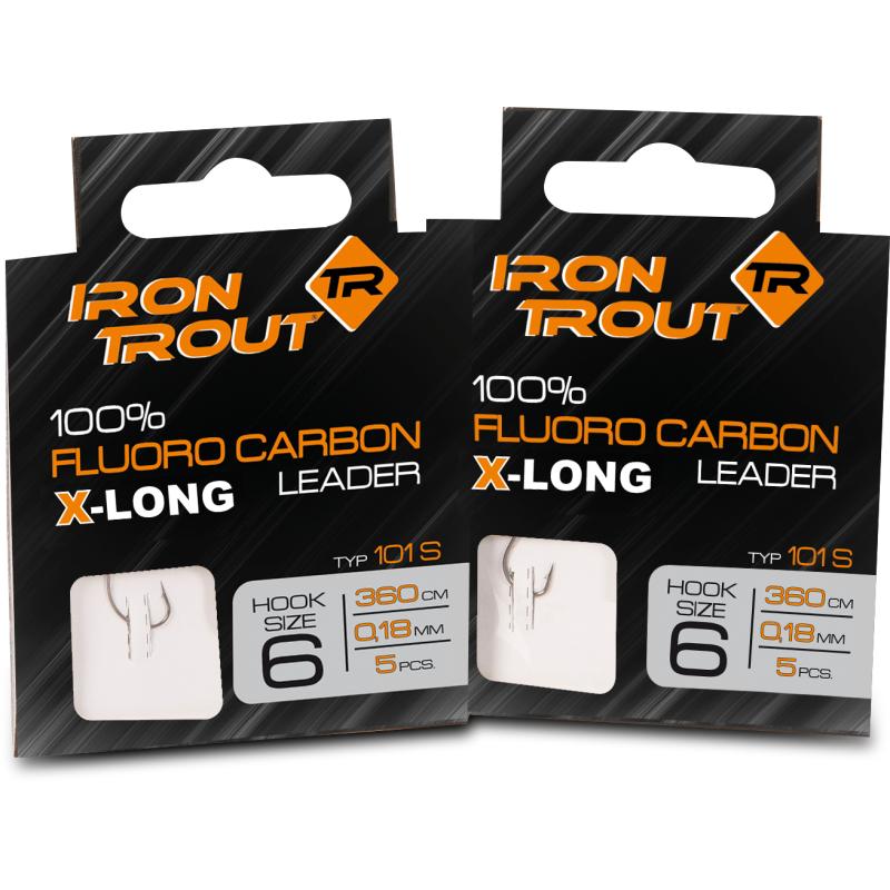 Iron Trout X-long FC Leader 101S 4 / 0,20mm / 360cm