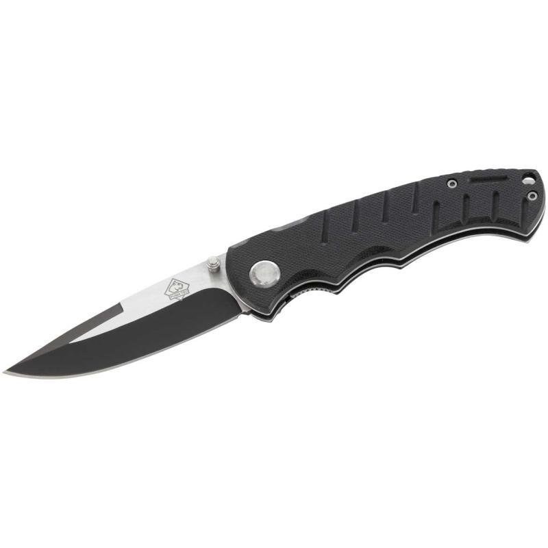 Couteau à une main Puma Tec, acier 420, G10, clip, longueur de lame 8,3 cm