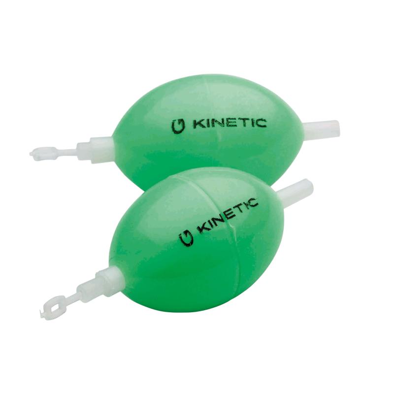 Kinetic B-Float 55mm Glow Chartreuse 2pcs