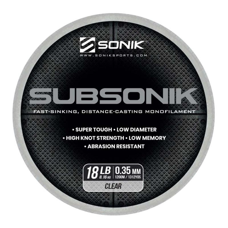 Sonik SUBSONIK CLEAR 18LB 1200m 0.35mm
