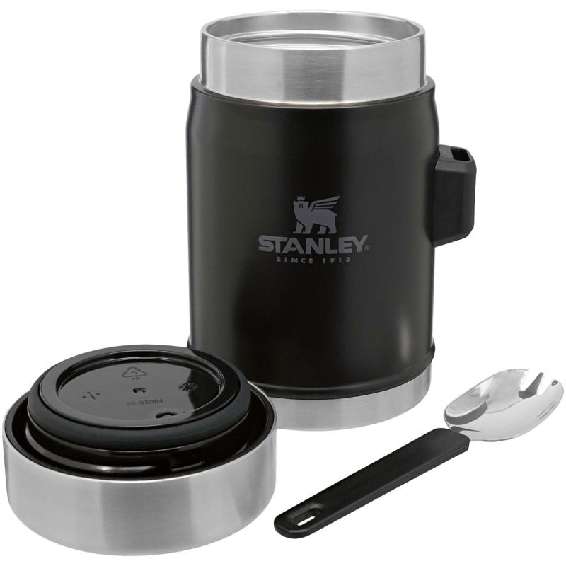 Stanley Classic Food Jar + Spork Mattschwarz