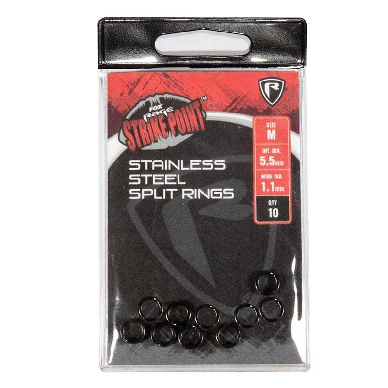 Fox Rage SP Stainless Steel Split Ring S