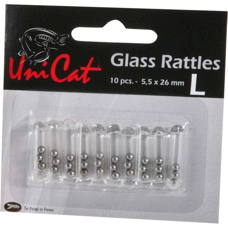 Hochets en verre Uni Cat Large5,5x26mm