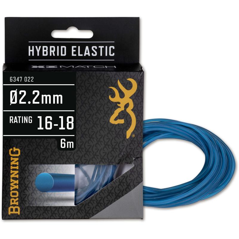 Browning Hybrid Elastic 16-18 Ø 2,20mm bleu L: 6m 1 pièce
