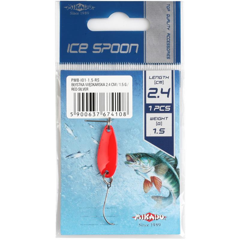 Mikado Indicator Mini Spoon 2.4cm / 1.5G - Red and Silver